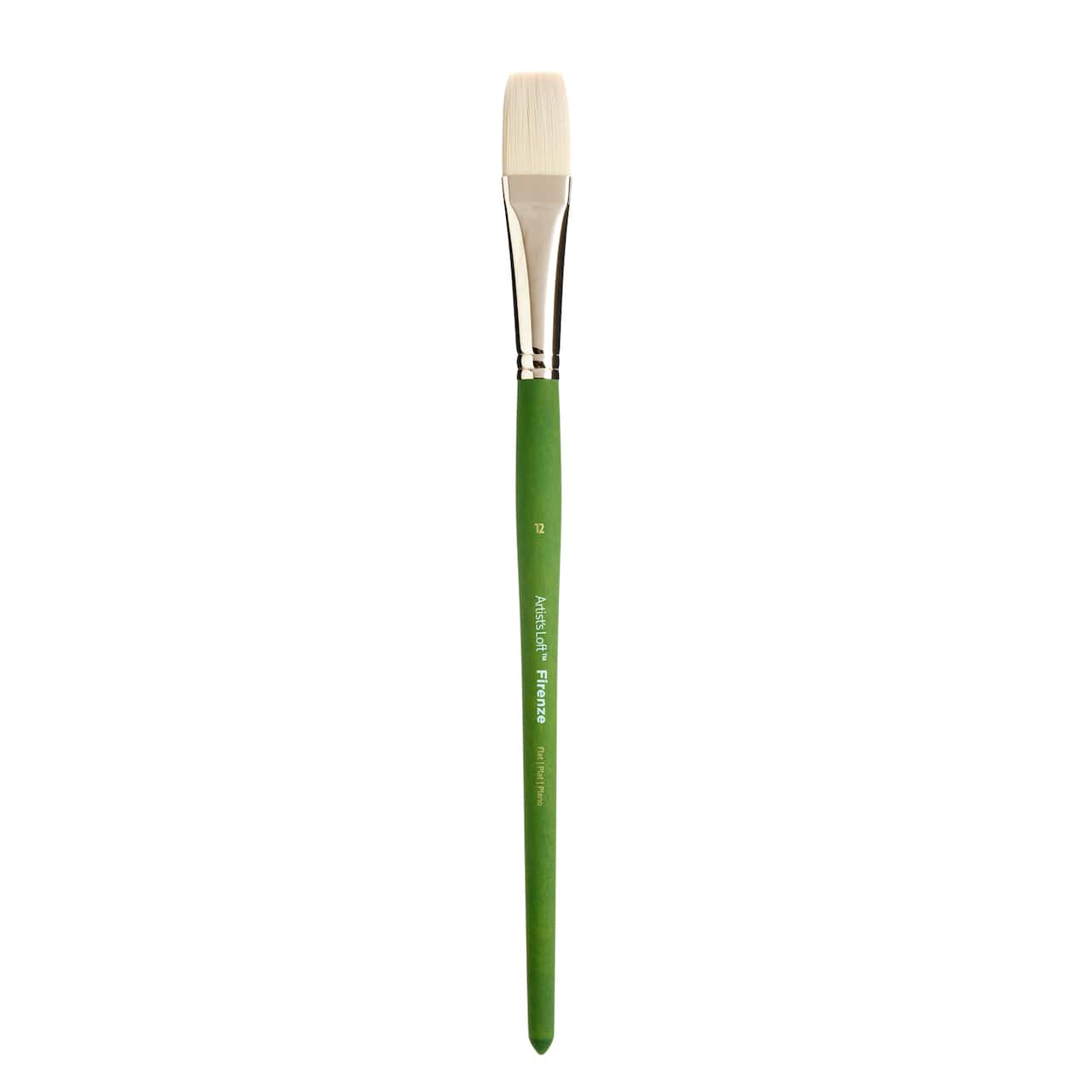 12 Pack: Firenze Long Handle Flat Brush by Artist's Loft®